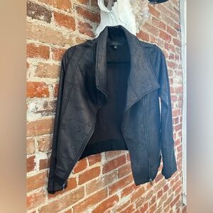 Faux leather jacket